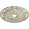 Ekena Millwork Loera Ceiling Medallion (Fits Canopies up to 6 1/4"), 26 5/8"OD x 4 1/2"ID x 1 3/8"P, Clear Yellow CM26LOCYF - alternate 2